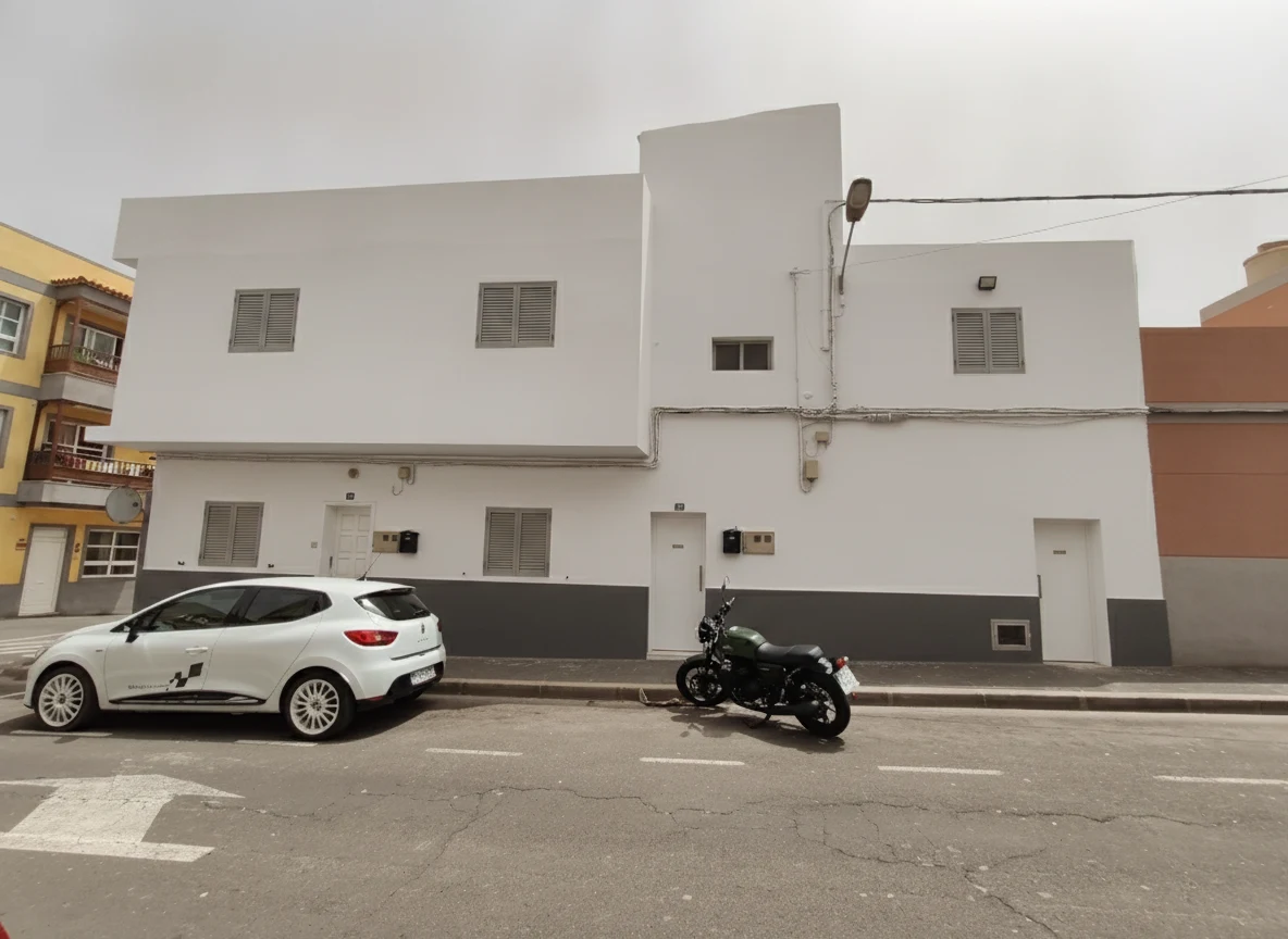 Fachada reformada en Tenerife